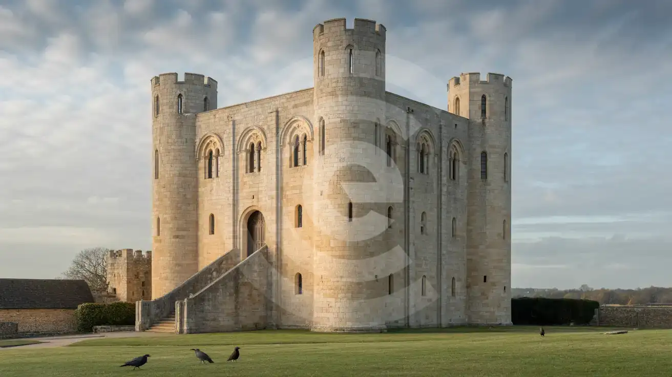 La tour Blanche, le donjon normand au cœur de la tour de Londres, illuminée par la lumière du matin